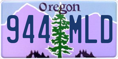 OR license plate 944MLD