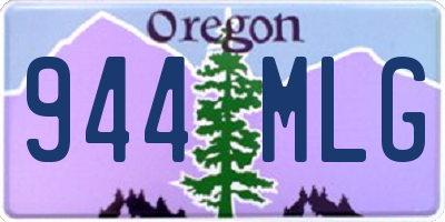 OR license plate 944MLG
