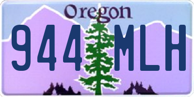 OR license plate 944MLH