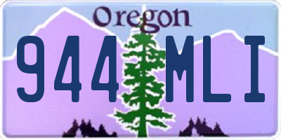 OR license plate 944MLI