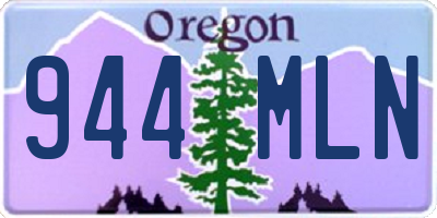 OR license plate 944MLN
