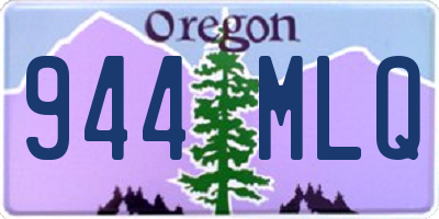 OR license plate 944MLQ