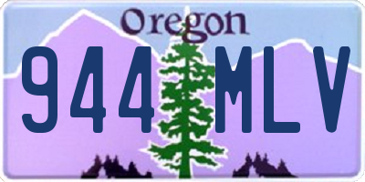 OR license plate 944MLV