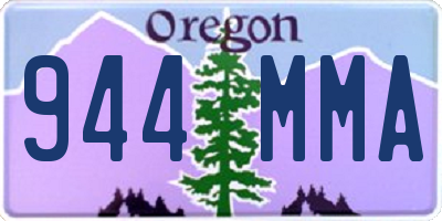 OR license plate 944MMA