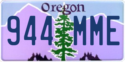 OR license plate 944MME