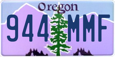 OR license plate 944MMF