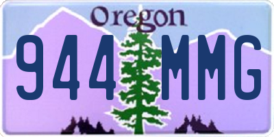 OR license plate 944MMG