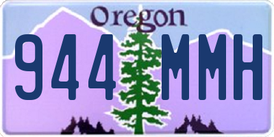 OR license plate 944MMH