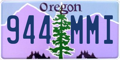 OR license plate 944MMI