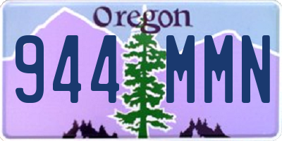 OR license plate 944MMN