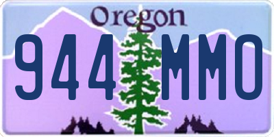 OR license plate 944MMO