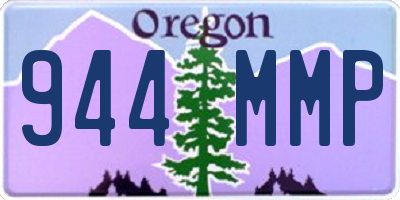 OR license plate 944MMP