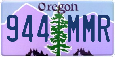 OR license plate 944MMR