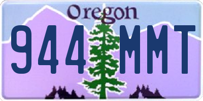 OR license plate 944MMT