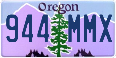 OR license plate 944MMX