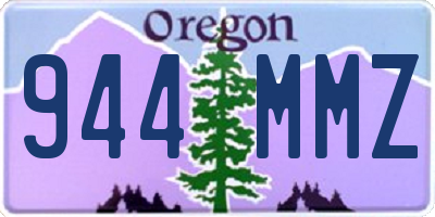 OR license plate 944MMZ