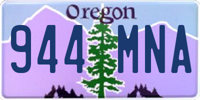 OR license plate 944MNA