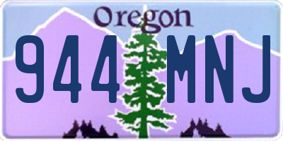 OR license plate 944MNJ