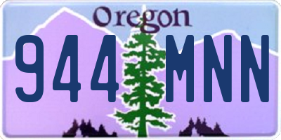 OR license plate 944MNN