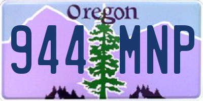 OR license plate 944MNP