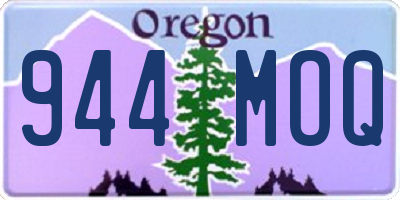 OR license plate 944MOQ