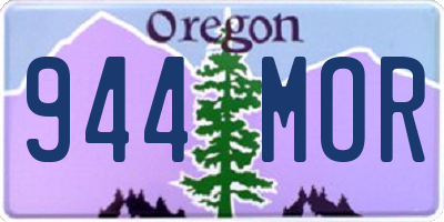 OR license plate 944MOR