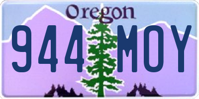 OR license plate 944MOY