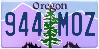 OR license plate 944MOZ
