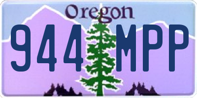 OR license plate 944MPP