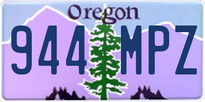OR license plate 944MPZ