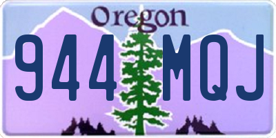 OR license plate 944MQJ