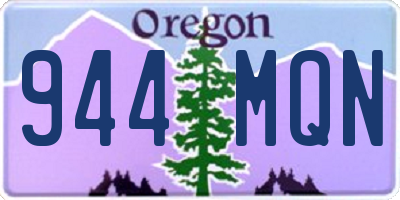 OR license plate 944MQN