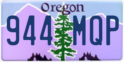 OR license plate 944MQP