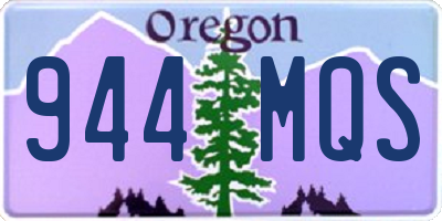 OR license plate 944MQS
