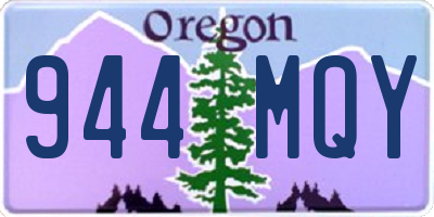 OR license plate 944MQY