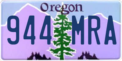 OR license plate 944MRA