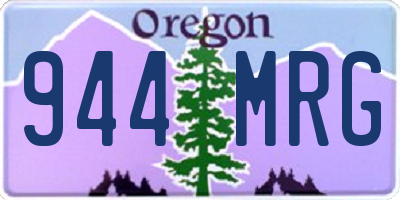 OR license plate 944MRG