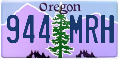 OR license plate 944MRH