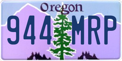 OR license plate 944MRP