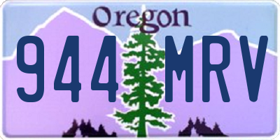 OR license plate 944MRV
