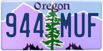 OR license plate 944MUF