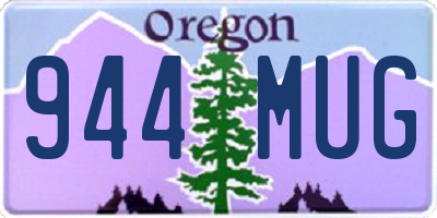 OR license plate 944MUG