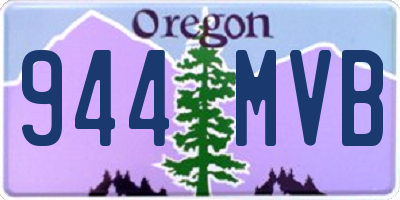 OR license plate 944MVB