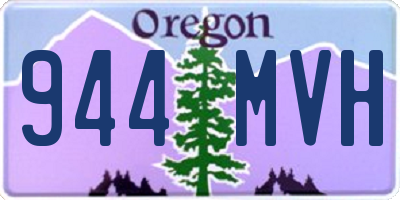 OR license plate 944MVH