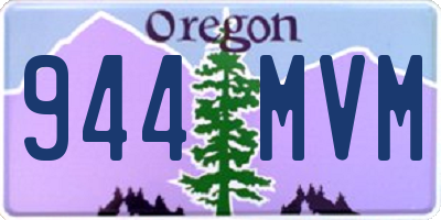 OR license plate 944MVM