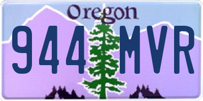 OR license plate 944MVR