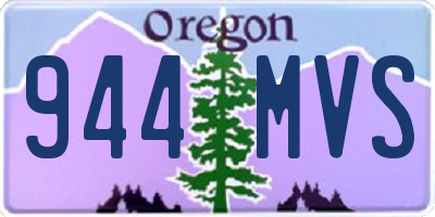 OR license plate 944MVS