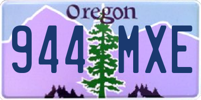 OR license plate 944MXE