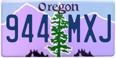 OR license plate 944MXJ