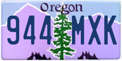 OR license plate 944MXK